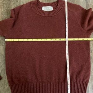 Everlane The ReCashmere Vintage Crew Sweater in Heathered Clay